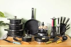 Swiss Pro+ - SWP41D22 - Pannenset 41 Delig - Foodprocessor - Messenblok 8 Delig - Kookgerei Set Met Houder 7 Delig - Starters Pakket - 2022 Serie - Limited Edition -uitzet 22 Swiss Pro+ - SWP41D22 - Pannenset 41 Delig - Foodprocessor - Messenblok 8 Delig - Kookgerei Set Met Houder 7 Delig - Starters Pakket - 2022 Serie - Limited Edition -uitzet -Keuken Verkoop 1200x799 58