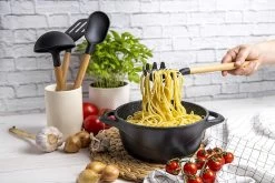 Smile 10-Delige Pannenset - Anti Aanbaklaag - Vaatwasser Bestendig - Zwart - MGK-17 24 Smile 10-Delige Pannenset - Anti Aanbaklaag - Vaatwasser Bestendig - Zwart - MGK-17 -Keuken Verkoop 1200x800 101