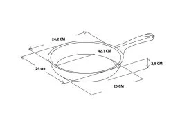 GreenPan Essentials Pannenkoekenpan 24cm - Zwart - Inductie - PFAS-vrij 16 GreenPan Essentials Pannenkoekenpan 24cm - Zwart - Inductie - PFAS-vrij -Keuken Verkoop 1200x800 114