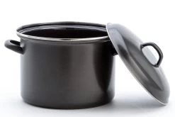 Lite-Body Soeppan/Stamppotpan Met Deksel - 24cm/8l - Emaille - Mystique Zwart -Keuken Verkoop 1200x800 130