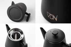 VDN RVS Theepot Dubbelwandig Met Filter - Zwarte Theekan 1 Liter - 902 -Keuken Verkoop 1200x800 229