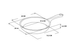 GreenPan Memphis Koekenpan 20cm - Zwart - Inductie - PFAS-vrij -Keuken Verkoop 1200x800 80
