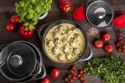 Smile - 8 Delige Pannenset - Antiaanbaklaag - Vaatwasser Bestendig - Geschikt Voor Iedere Kookplaat - MGK-18 - Zwart 18 Smile - 8 Delige Pannenset - Antiaanbaklaag - Vaatwasser Bestendig - Geschikt Voor Iedere Kookplaat - MGK-18 - Zwart -Keuken Verkoop 1200x800 85