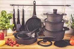 Edënbërg Gray Line - 15-delige Luxe Pannenset Van Gesmeed Aluminium 19 Edënbërg Gray Line - 15-delige Luxe Pannenset Van Gesmeed Aluminium -Keuken Verkoop 1200x800 96