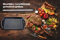 Kicinn Grillplaat - Gietijzer - Geëmailleerd - Incl. Accessoires - Ø 33 X 21.8 Cm (LxB) -Keuken Verkoop 1200x801 8