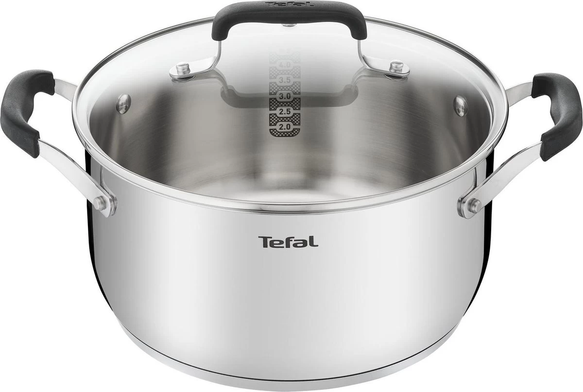 Tefal Cook & Cool E493S6 - Set 3-delig (kookpan 20/24 + Steelpan 16) 5 Tefal Cook & Cool E493S6 - Set 3-delig (kookpan 20/24 + Steelpan 16) - Afbeelding 3