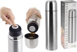 Excellent Houseware KOOPMAN Thermoskan Bullet 1 Liter RVS -Keuken Verkoop 1200x814 4