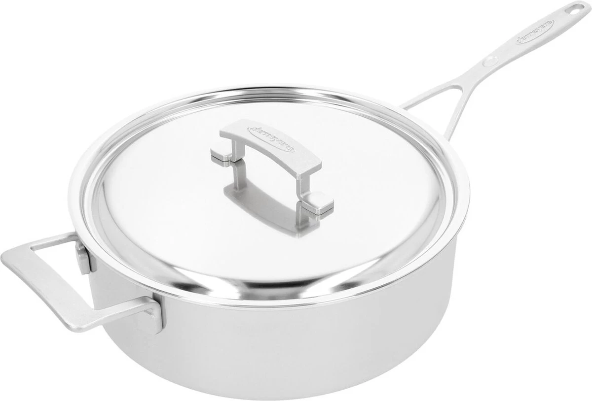 Demeyere Industry 5 - Sauteerpan Met Deksel - 28 Cm - RVS 3 Demeyere Industry 5 - Sauteerpan Met Deksel - 28 Cm - RVS