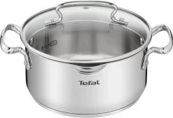 Tefal Duetto+ Pannenset -10 Delig- 5 Pannen - Kookpannenset - Zilver - Afdruipdeksels -Keuken Verkoop 1200x816