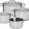 Sola Pannenset Mirage - 4 Delig - Ø 16,16,18,20 Cm - Zilver - RVS - Sandwichbodem -Keuken Verkoop 1200x847