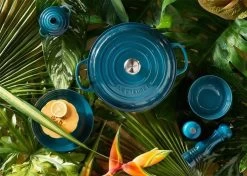 Le Creuset Braadpan Campagnard Signature Deep Teal - ø 30 Cm / 3.5 Liter -Keuken Verkoop 1200x853 2