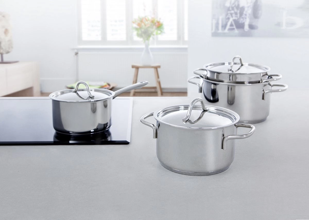 BK Profiline Steelpan Ø 14 Cm - RVS - Inductie 4 BK Profiline Steelpan Ø 14 Cm - RVS - Inductie - Afbeelding 2