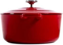 BK Bourgogne Braadpan Ø 24 Cm - Rood - Gietijzer - Inductie -Keuken Verkoop 1200x855 1