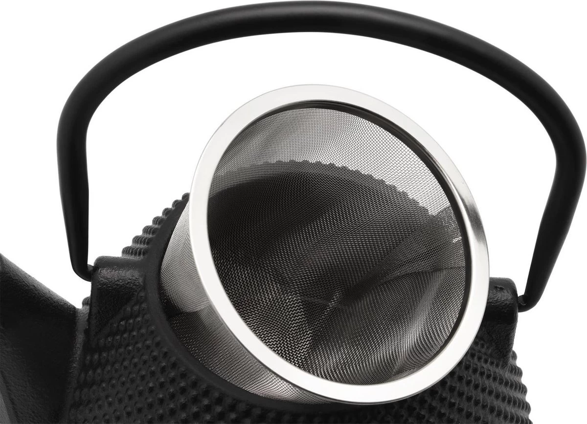 Bredemeijer - Theepot Wuhan 1,0L Gietijzer Zwart 6 Bredemeijer - Theepot Wuhan 1,0L Gietijzer Zwart - Afbeelding 4