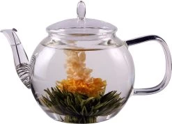 Feelino Special Edition Thee- En Koffiepot 800 Ml Met Zeef In De Uitloop En Glazen Deksel, Ideaal Voor 2 Personen