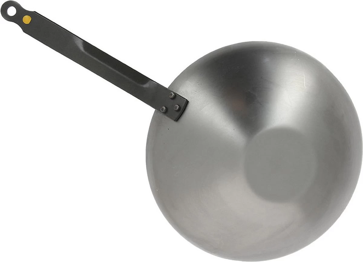 DeBuyer - Mineral B Wok 28cm - Staal 4 DeBuyer - Mineral B Wok 28cm - Staal - Afbeelding 2