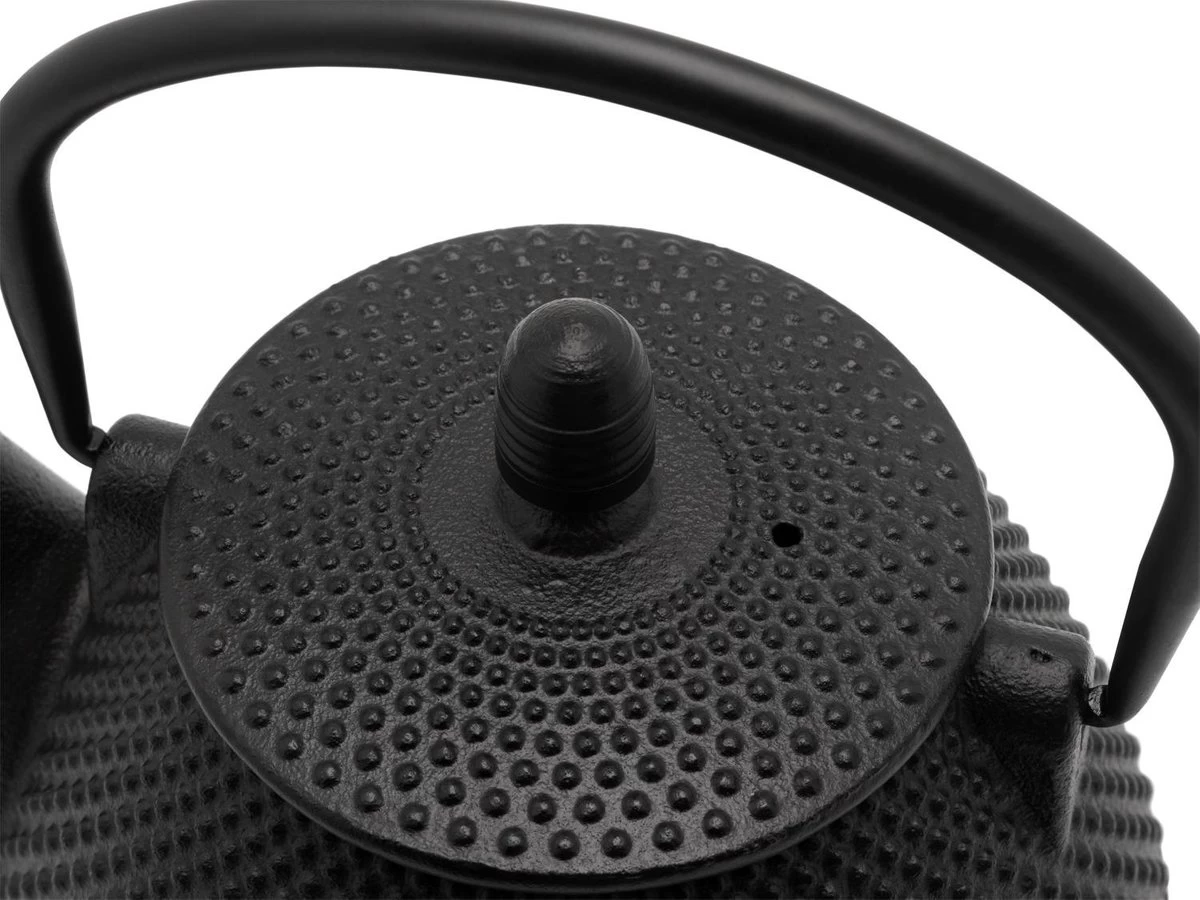 Bredemeijer - Theepot Wuhan 1,0L Gietijzer Zwart 8 Bredemeijer - Theepot Wuhan 1,0L Gietijzer Zwart - Afbeelding 6