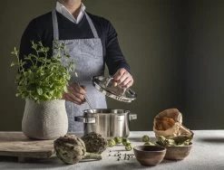 Sola Pannenset Juvia - 4 Delig - Ø 16,16,18,20 Cm - Zilver - RVS - Sandwichbodem -Keuken Verkoop 1200x911 1