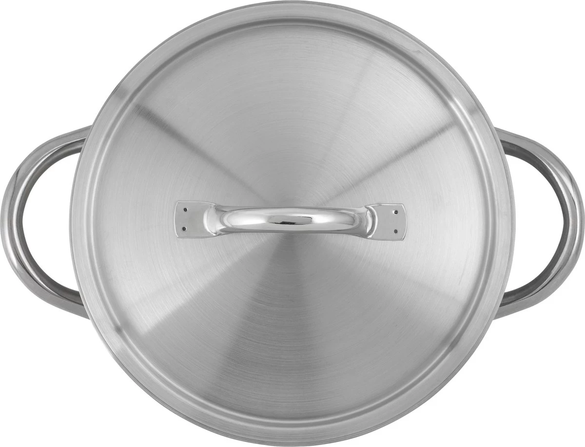 DeBuyer Prim Appety Pannenset- Roestvrijstaal - 3 Delig 4 DeBuyer Prim Appety Pannenset- Roestvrijstaal - 3 Delig - Afbeelding 2