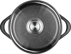 Smile 10-Delige Pannenset - Anti Aanbaklaag - Vaatwasser Bestendig - Zwart - MGK-17 16 Smile 10-Delige Pannenset - Anti Aanbaklaag - Vaatwasser Bestendig - Zwart - MGK-17 -Keuken Verkoop 1200x919 4