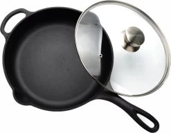 Belluci - Ø26cm - Koekenpan - Skillet + Deksel Geëmailleerde Gietijzeren Pan Voor BBQ En Inductie Incl. Accessoires - Hapjespan - Braadpan -Keuken Verkoop 1200x935