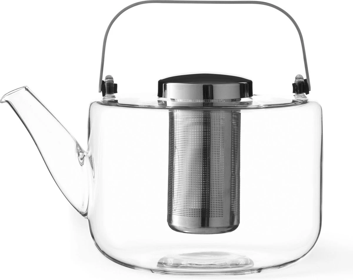 Viva Scandinavia Bjorn Theepot - Glas - Met Filter - 1,2 L - Transparant 3 Viva Scandinavia Bjorn Theepot - Glas - Met Filter - 1,2 L - Transparant