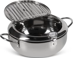 Edënbërg Classic Line - Japanse Frituurpan Met Thermometer - 3.4 Liter - Friteuse/Frituurpot RVS -Keuken Verkoop 1200x960