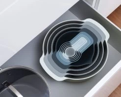 Joseph Joseph Editions Sky Nest 9 Plus Keukenhulpen - Polypropyleen - Set Van 9 Stuks - Oceaan -Keuken Verkoop 1200x964 1