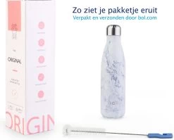 TIGR The Original - Drinkfles - Thermosfles - RVS - 500ml - Marmer - Met Afwasborstel -Keuken Verkoop 1200x969 3