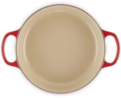 Le Creuset - Gietijzeren - Lage Braadpan - 24cm - Kersenrood -Keuken Verkoop 1200x971