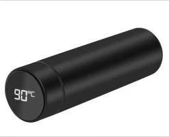 YUNICS® Thermoskan - Met Smart Temperatuur Display - Thermos - Thermosfles - Thermosbeker - Thermofles - Isoleerfles - Travel Mug - RVS - Zwart -Keuken Verkoop 1200x977 3