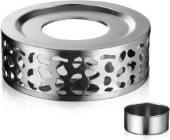 Monzana Theepot Glas - Met Theepotverwarmer – Voor 1,5 Liter RVS Zeef -Keuken Verkoop 1200x984 5