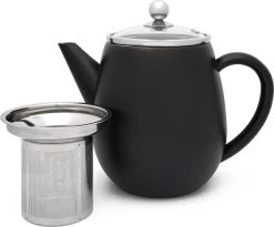 Bredemeijer - Theepot Duet Eva 1,1L Mat Zwart Met Filter - - Dubbelwandig -Keuken Verkoop 1200x995 4