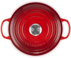 Le Creuset - Gietijzeren - Lage Braadpan - 24cm - Kersenrood -Keuken Verkoop 1200x998 1