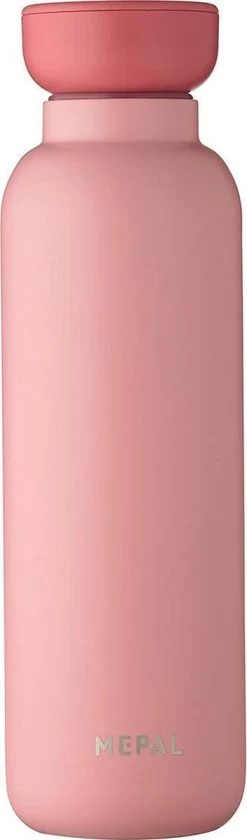 Mepal – Isoleerfles Ellipse 500 Ml – Houdt Je Drankje 12 Uur Warm En 24 Uur Koud – Nordic Pink – Geschikt Voor Bruiswater – Thermosfles – Lekdicht