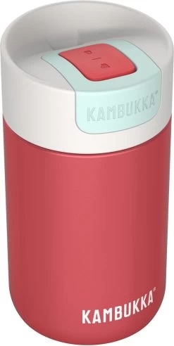 Kambukka Olympus Thermosbeker 300 Ml - Makkelijk Reinigen - Lekvrije Koffiebeker - RVS - Cherry Cake -Keuken Verkoop 602x1200