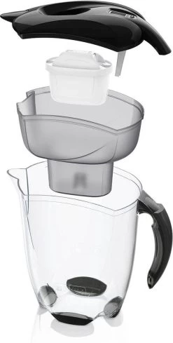 BRITA - Waterfilterkan Elemaris - Zwart - 3,5L - Inclusief 1 Maxtra+ Waterfilterpatroon 17 BRITA - Waterfilterkan Elemaris - Zwart - 3,5L - Inclusief 1 Maxtra+ Waterfilterpatroon -Keuken Verkoop 606x1200