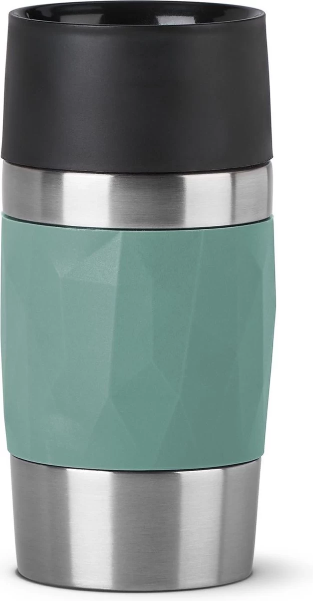 Tefal Compact Travel Mug Compact Thermosfles - 0,3 L - Groen 3 Tefal Compact Travel Mug Compact Thermosfles - 0,3 L - Groen