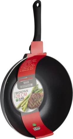 Löwenthal Hoogwaardige Wokpan PRO - Ø 28 Cm - PFOA Vrije Anti-aanbaklaag - Zwart - Chef's Choice -Keuken Verkoop 628x1200