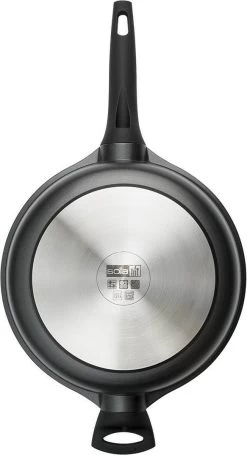 Sola Hapjespan Fair Cooking - Ø 28 Cm - Zwart/wit - Aluminium - Antiaanbaklaag -Keuken Verkoop 652x1200