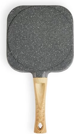 Magnani - Eierpan - 4 Bakplaten Van ⌀ 8 Cm - Voor Gas- En Elektrische Kookplaten - Aluminium - Houten Handvat - 38 X 18.7 X 2 Cm 20 Magnani - Eierpan - 4 Bakplaten Van ⌀ 8 Cm - Voor Gas- En Elektrische Kookplaten - Aluminium - Houten Handvat - 38 X 18.7 X 2 Cm -Keuken Verkoop 661x1200