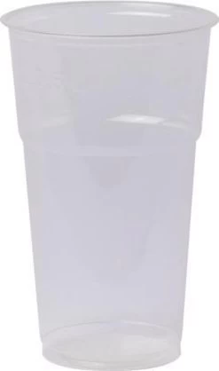 Use.green Bioplastic Beker, Transparant 250 Ml, Disposable, Wegwerp Artikel, Eenmalig Gebruik, - 50 Stuks