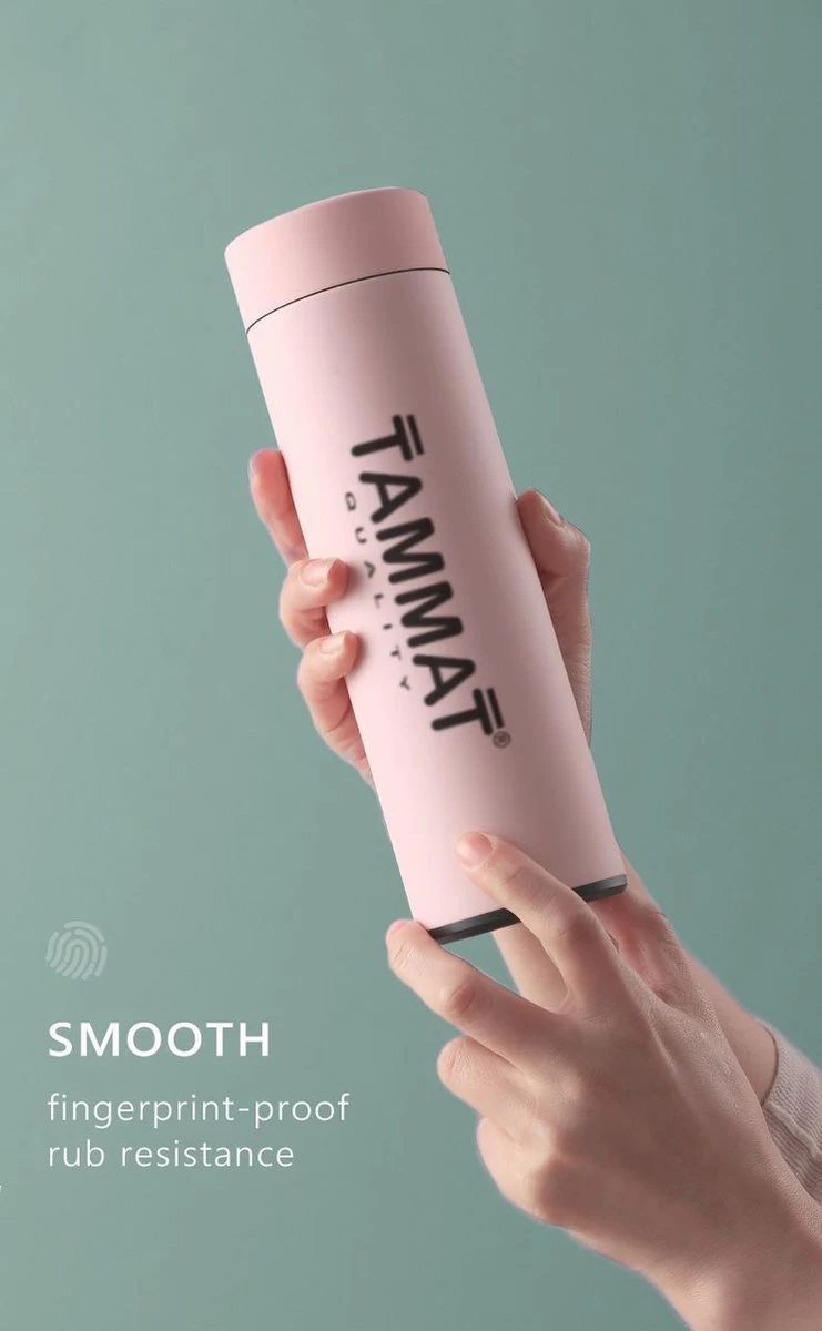 Slimme Thermosfles Met LCD Temperatuur Display - Curver Isolatiefles 500 ML - Rubber Coating - Dubbelwandige Thermosfles - Thermosbeker - Isoleerfles - Thermoskan - Travel Mug - Bidon Drinkfles - Koffiebeker - Drinkflessen - RVS - Smart Thermos 5 Slimme Thermosfles Met LCD Temperatuur Display - Curver Isolatiefles 500 ML - Rubber Coating - Dubbelwandige Thermosfles - Thermosbeker - Isoleerfles - Thermoskan - Travel Mug - Bidon Drinkfles - Koffiebeker - Drinkflessen - RVS - Smart Thermos - Afbeelding 3