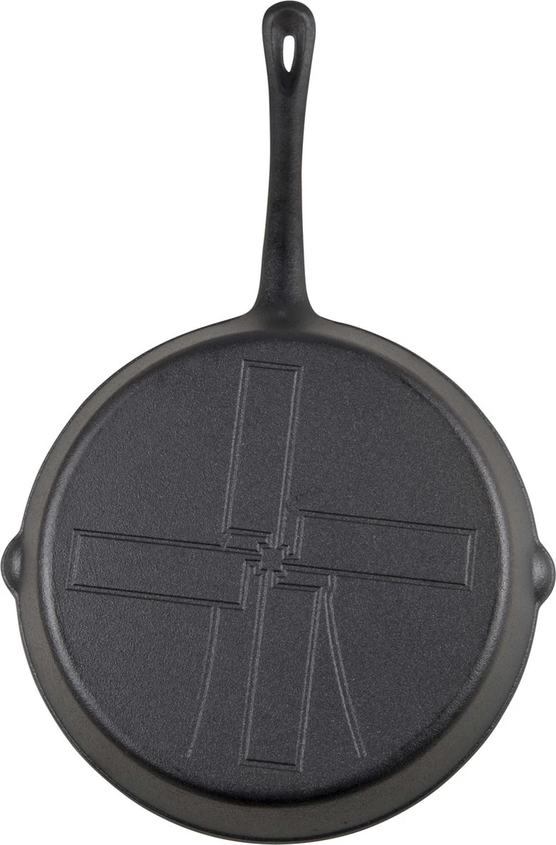 The Windmill Koekenpan Skillet Maxi 26 Cm Gietijzer Zwart 7 The Windmill Koekenpan Skillet Maxi 26 Cm Gietijzer Zwart - Afbeelding 5