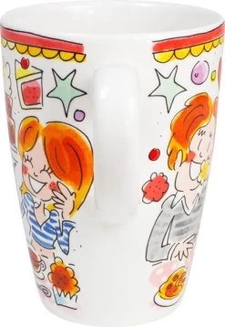 Blond Amsterdam Even Bijkletsen Beker XL 500 Ml - Rode Rand -Keuken Verkoop 827x1200 3