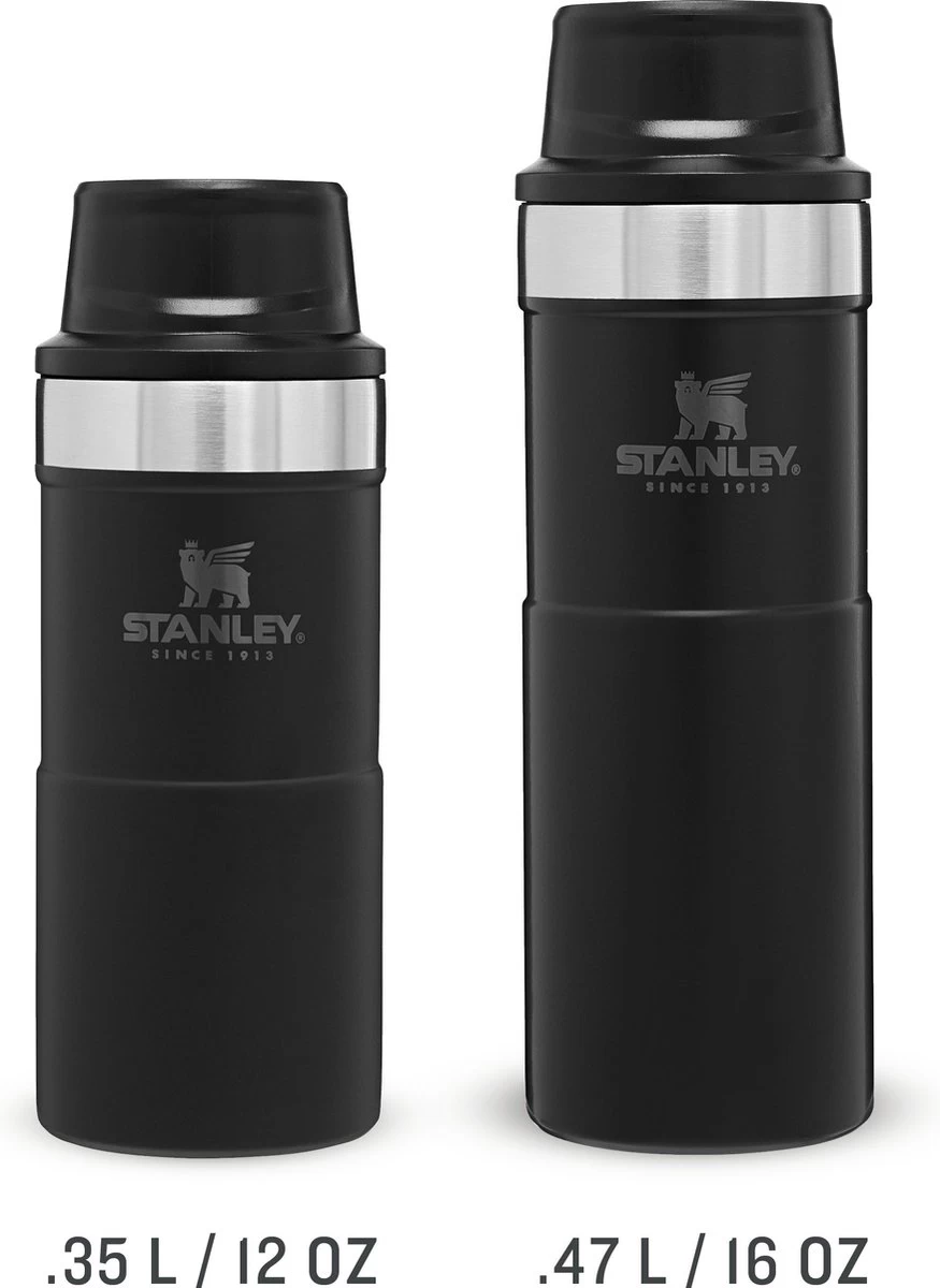 Stanley Trigger-Action Travel Mug 0.47L - Thermosfles - Matt Black 17 Stanley Trigger-Action Travel Mug 0.47L - Thermosfles - Matt Black - Afbeelding 15