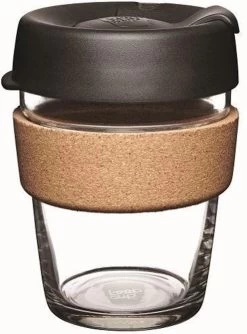 KeepCup Koffie Beker To Go Glas/kurk 100% Recyclebaar - Espresso 340 Ml