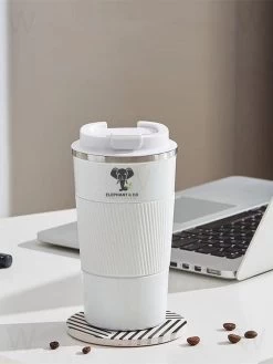Elephant & Co Dubbelwandige Reisbeker - Koffie To Go -Duurzaam - 380ml - -Keuken Verkoop 901x1200 4