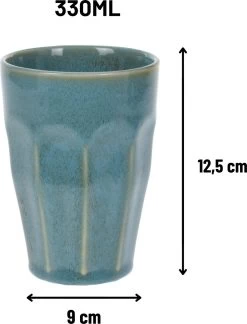 Orange85 Cappuccino Mokken - Latte Macchiato Glazen - 330 Ml - Hittebestendig - Set Van 4 - Porselein - Multicolor - Cappuccino Glazen - Cappuccino Kopjes -Keuken Verkoop 914x1200 1