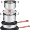 TEFAL G720S604 6-delige Stapelbare Pannenset OPTI'SPACE - RVS - Alle Kookplaten Inclusief Inductie 1 TEFAL G720S604 6-delige Stapelbare Pannenset OPTI'SPACE - RVS - Alle Kookplaten Inclusief Inductie -Keuken Verkoop 960x1200